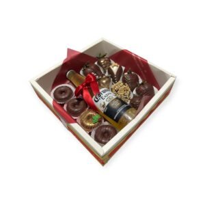 Fresas con Chocolate Mini Donas y Cerveza