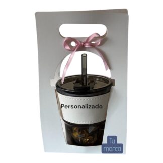 Vaso Personalizado con Sorbete y Chocolates regalo corporativo