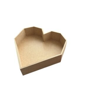 Caja Corazón de Madera Diámetro 27 Centímetros