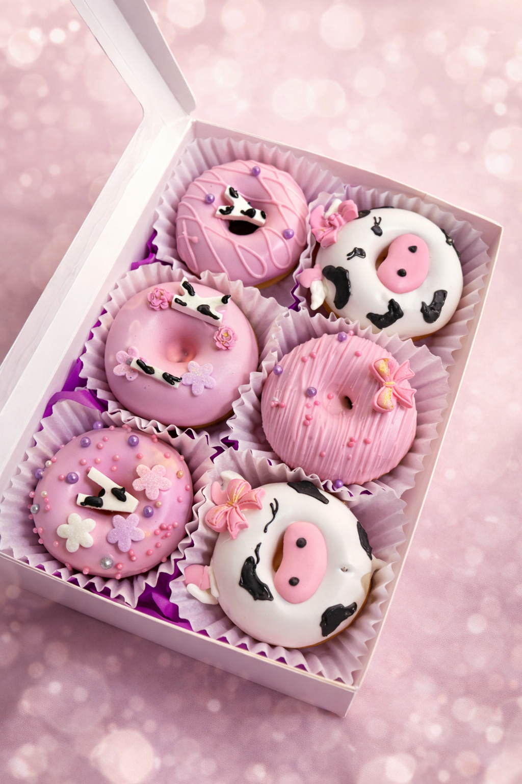 Mini Donas Vaquita Caja X 6