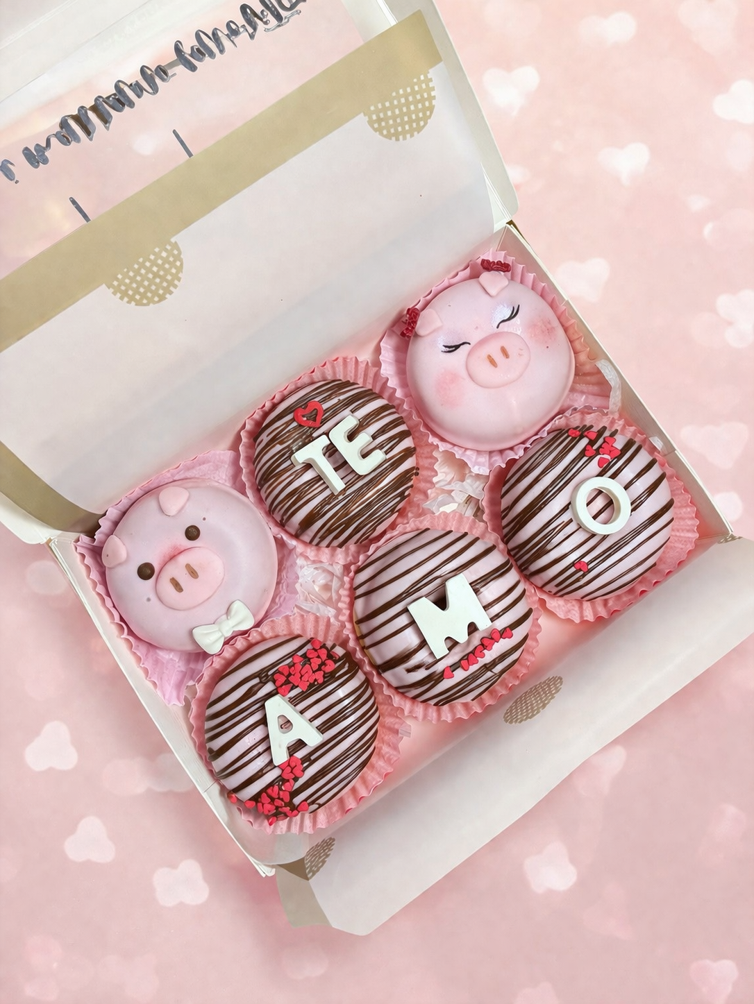 Mini Donas Cerdito Caja X 6