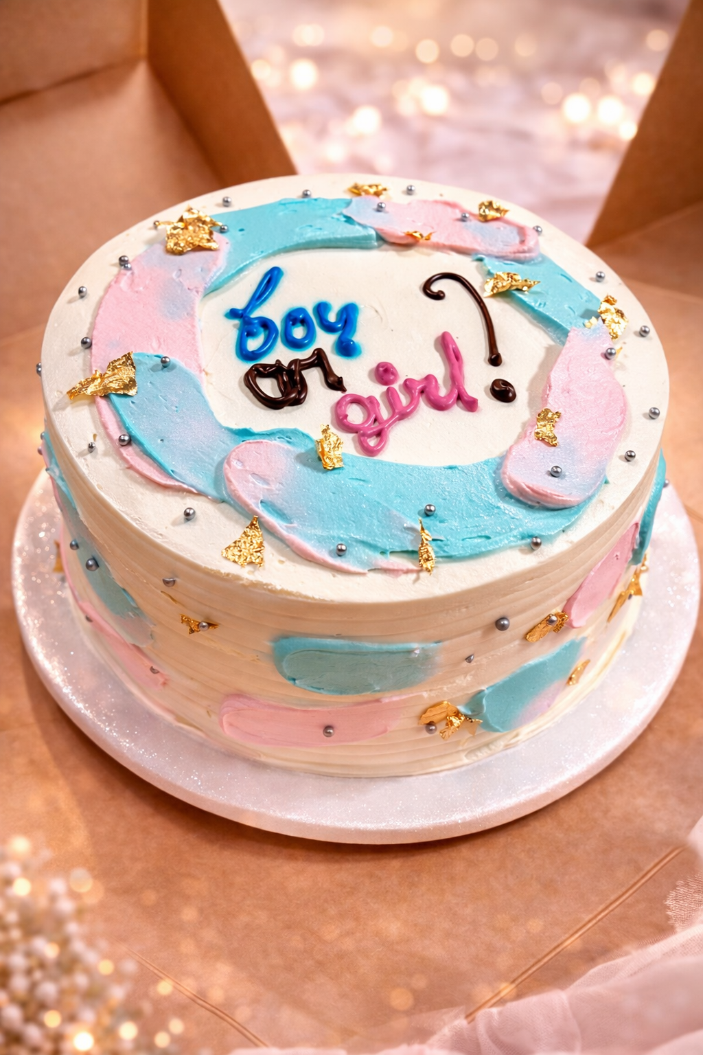 Pastel Revelación de Sexo