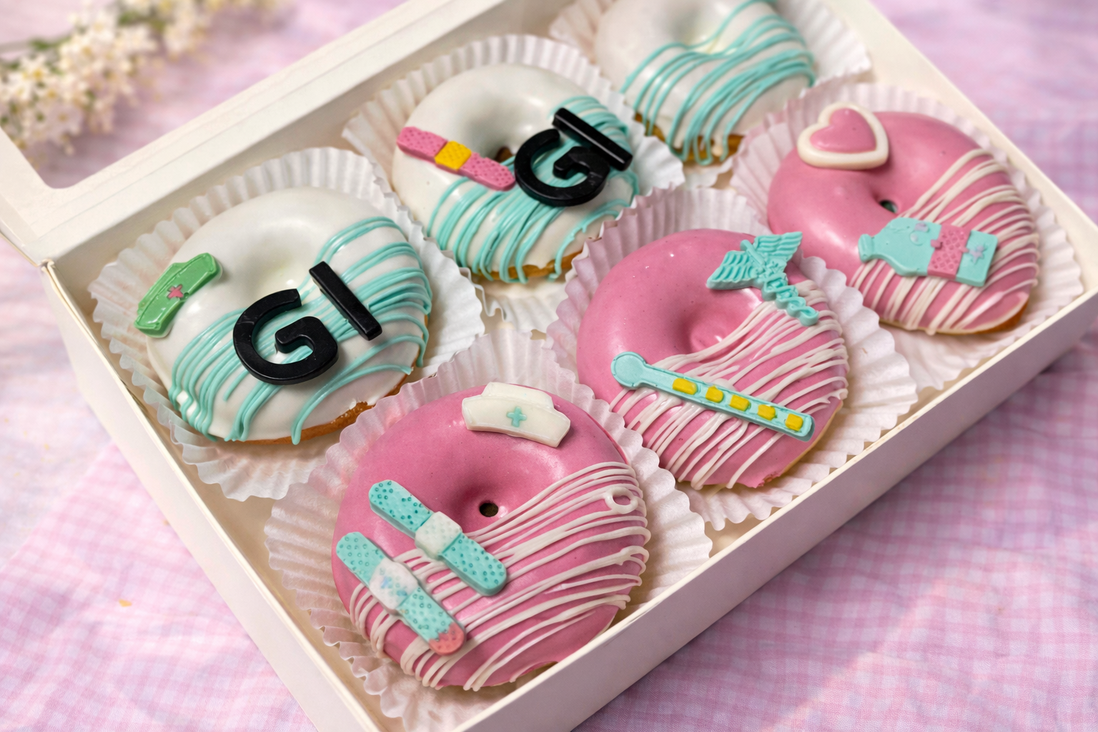 Mini Donas Médico Caja X 6 - Image 2