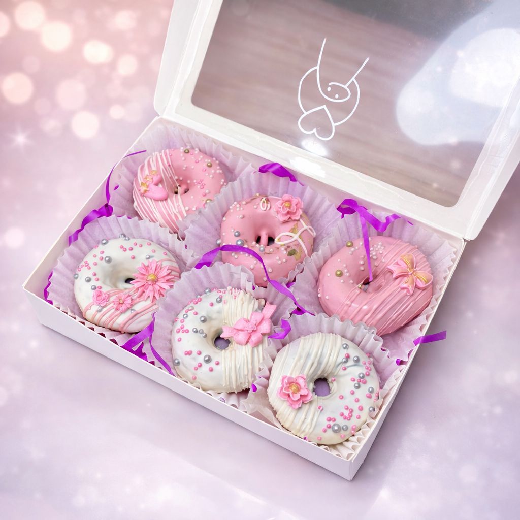 Mini Donas San Valentín Caja X 6