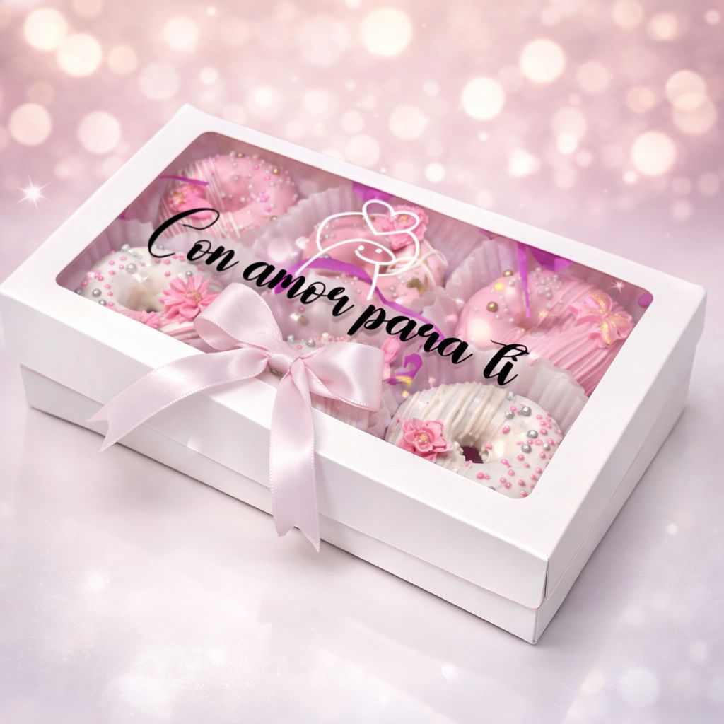 Mini Donas San Valentín Caja X 6 - Image 2