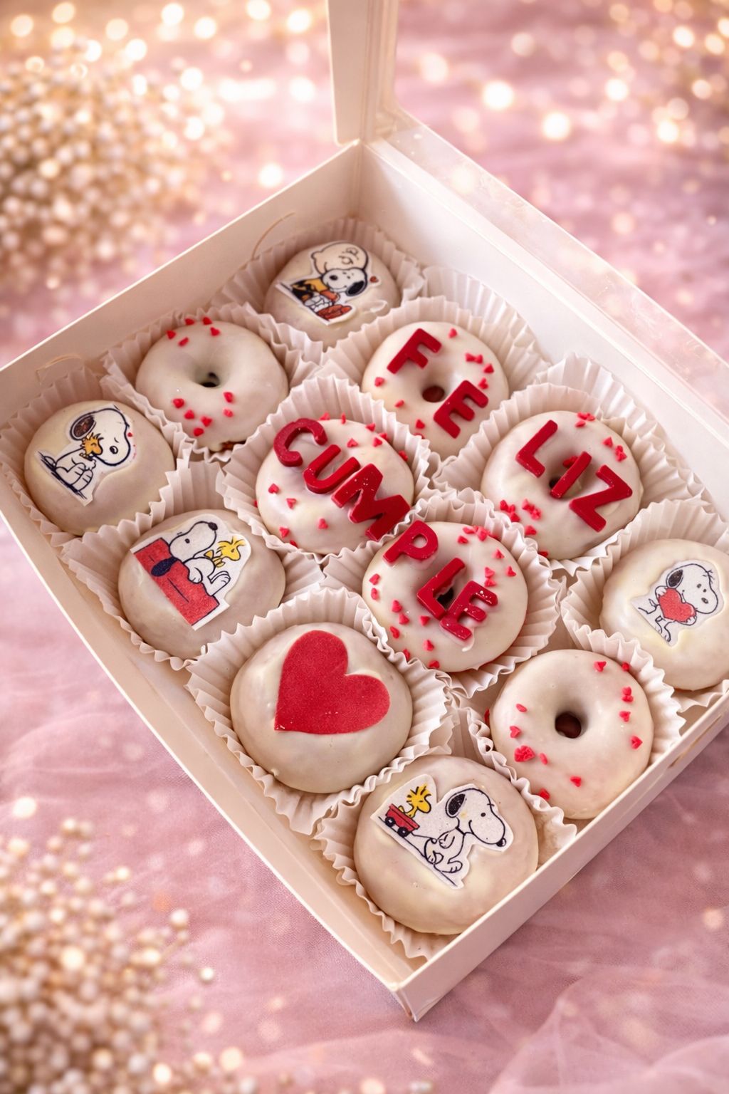 Mini Donas Snoopy Caja X 12