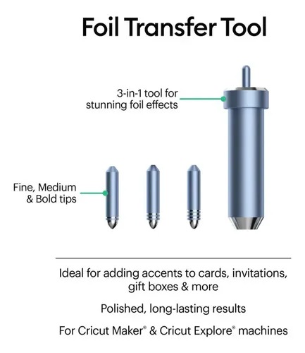 Herramienta de Tranferencia de Foil para Cricut